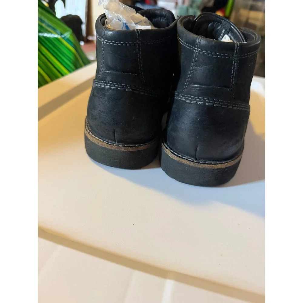 ECCO Mens Track 25 Hydromax Chukka Boots Black Nubuck Leather Ankle Boots‎ 41